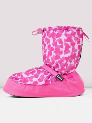Botas Térmicas Warm Up Booties Corazones Rosas