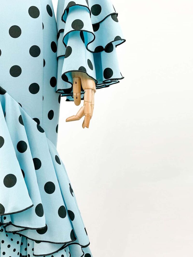 Vestido de Flamenca Lebrija Talla 40 - Imagen 2