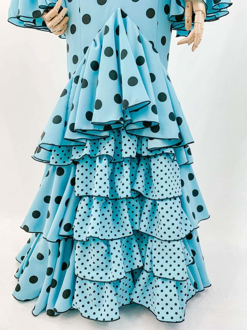 Vestido de Flamenca Lebrija Talla 40 - Imagen 3
