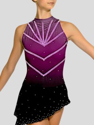 Maillor Morado y Negro Degradado