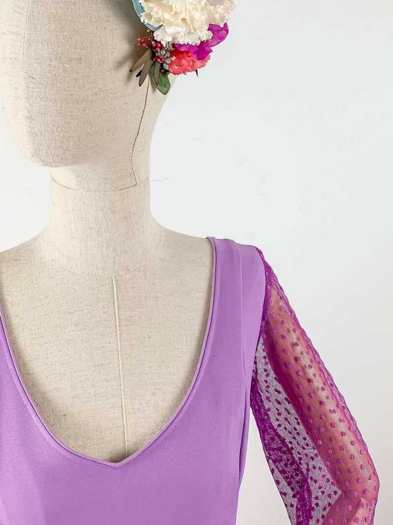 Vestido de Flamenca Nuria Talla 42 - Imagen 2