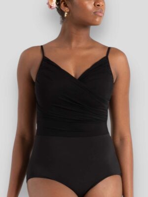 Maillot Mujer Tirante Fino y Cuerpo Drapeado