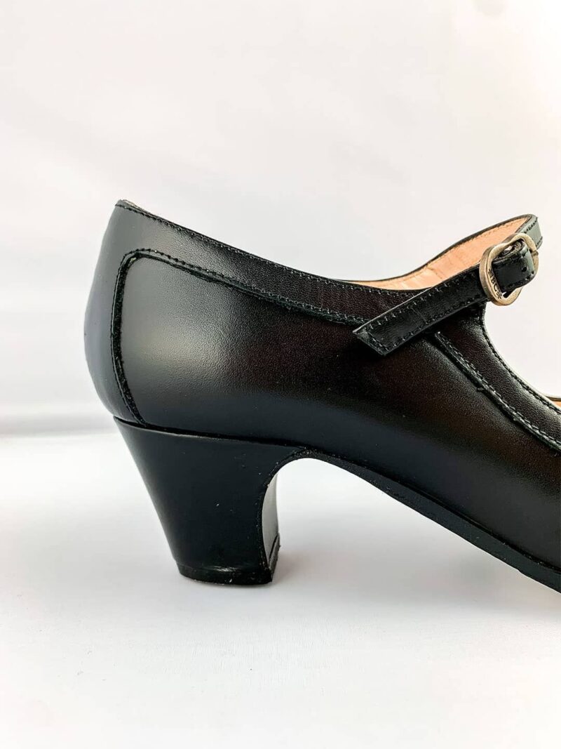 Zapato Flamenco Begoña Cervera Salón Correa Piel - Imagen 7