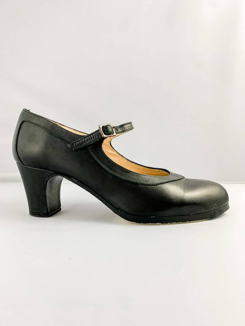 Zapato Flamenco Begoña Cervera Salón Correa Piel