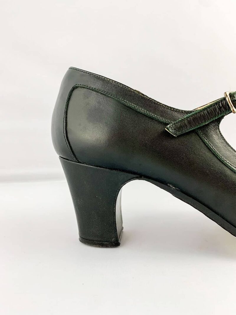 Zapato Flamenco Begoña Cervera Salón Correa Piel - Imagen 2