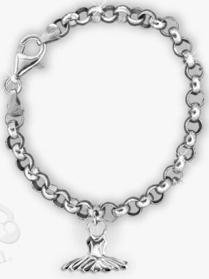 Pulsera de Plata Charm Tutú